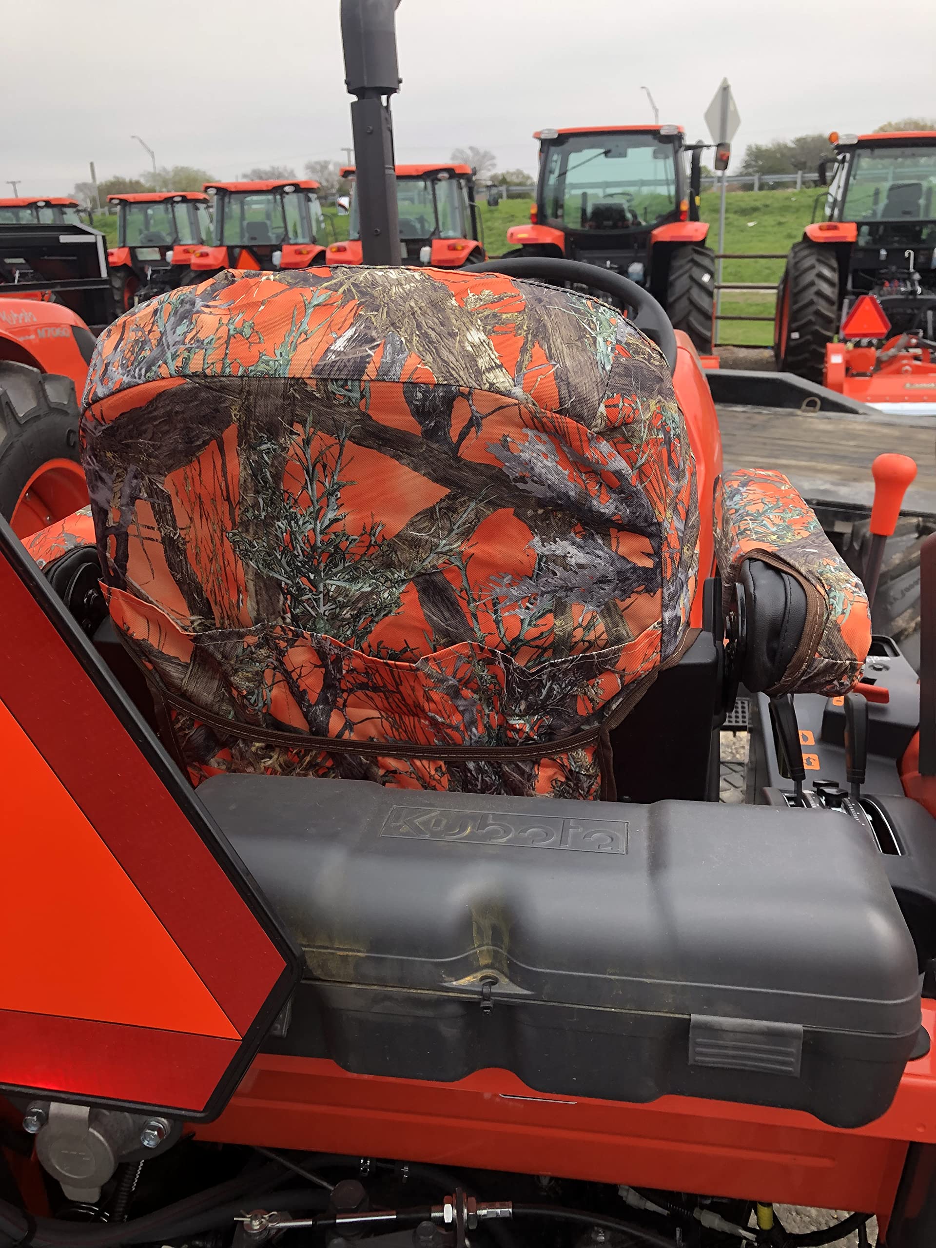 Amazon.com: Durafit Seat Covers, KU02 MC2 Orange KUBOTA Models